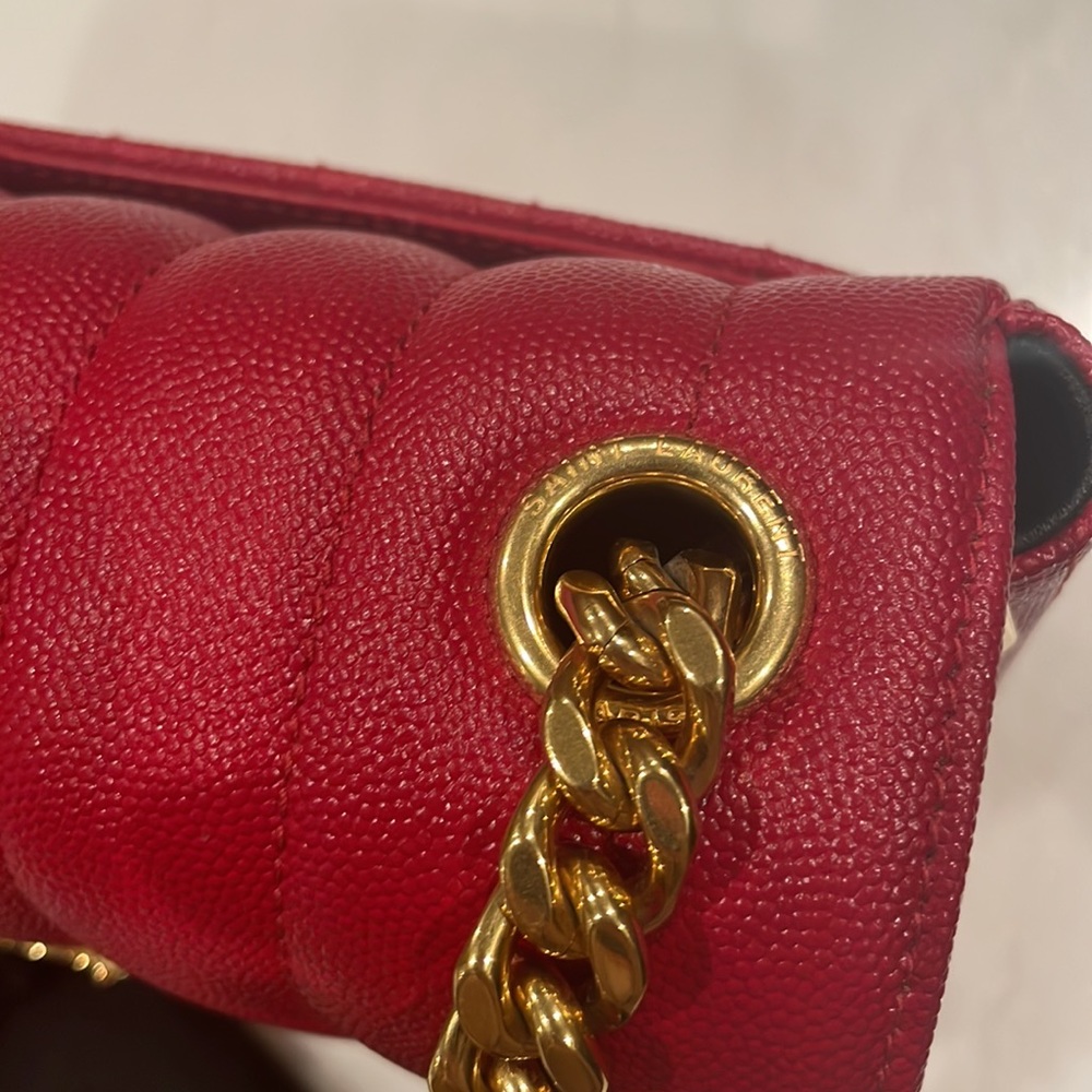 NWOT YSL Vicky red bag - Picture 2 of 7